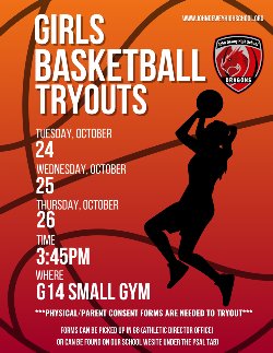Girls Basketball Tryouts